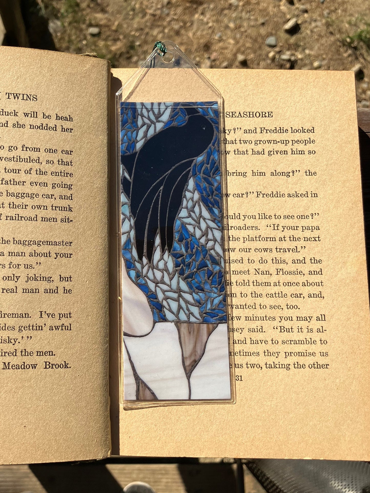 Black Raven Bookmark with Tassel