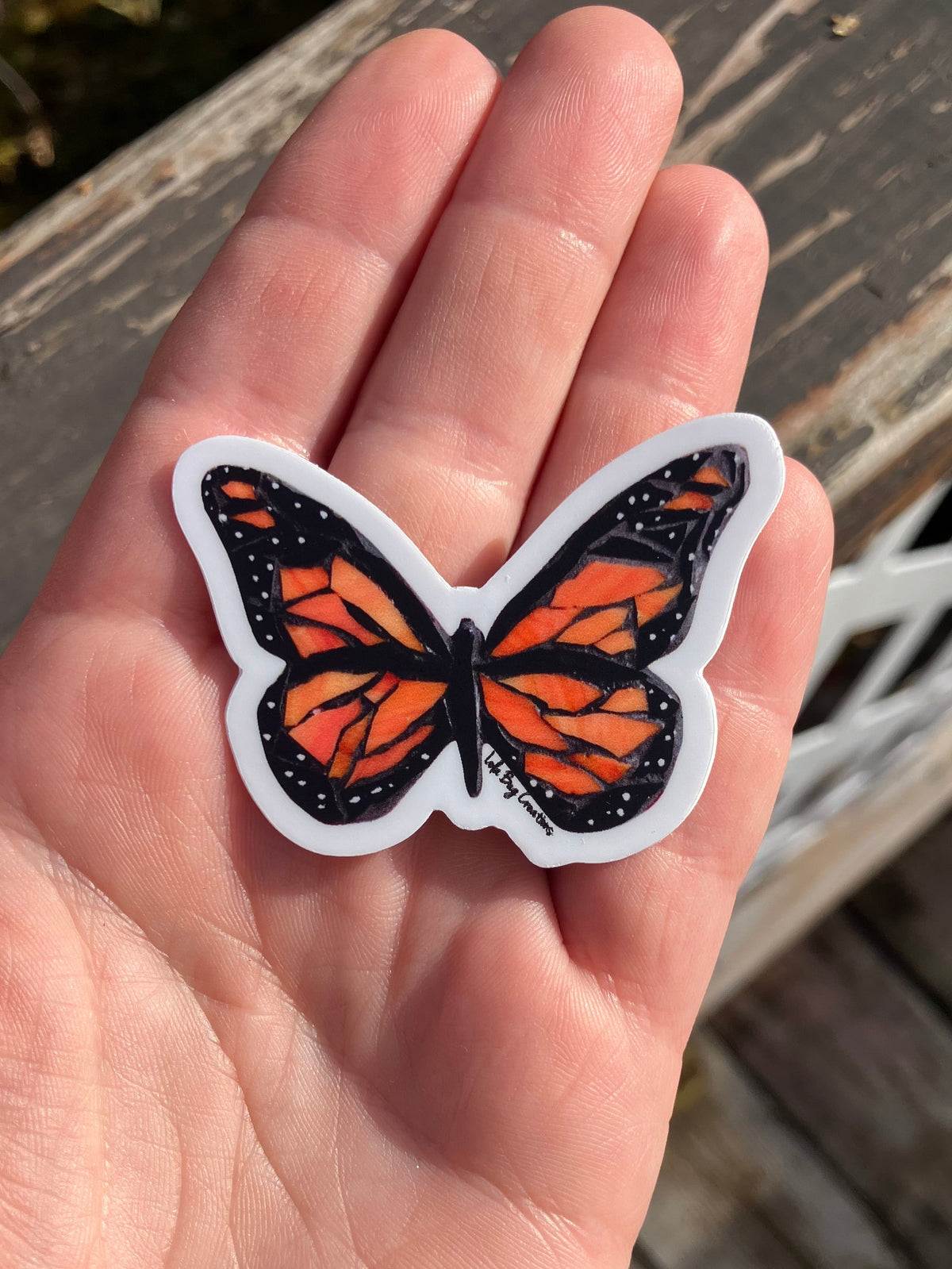 Monarch Butterfly Vinyl Sticker