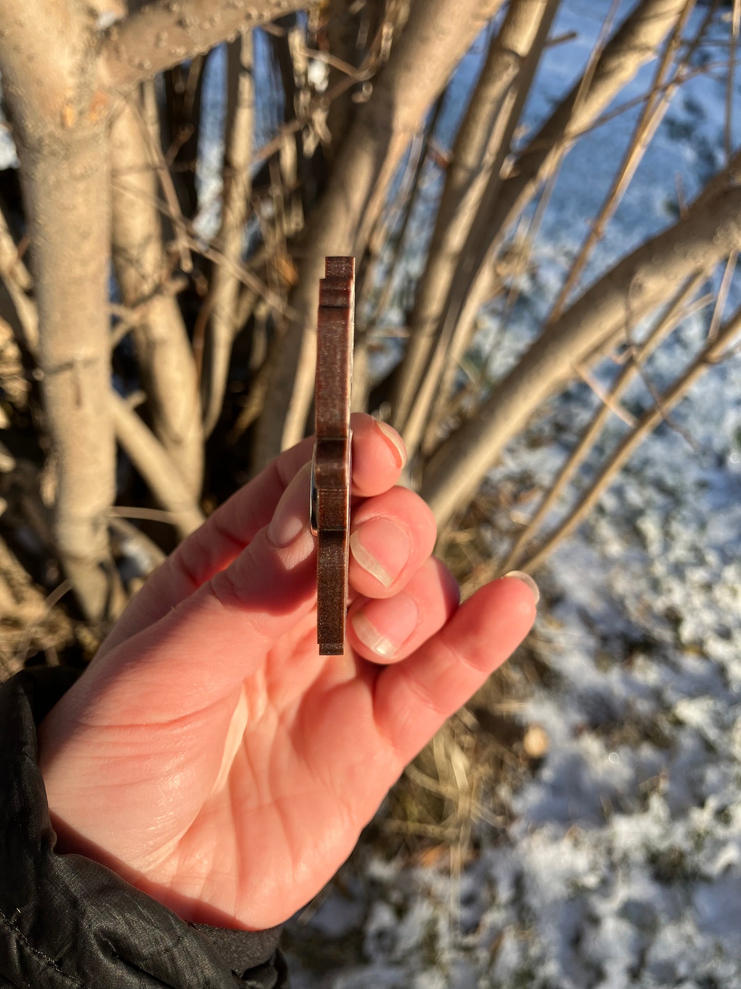 Caribou Wood Magnet