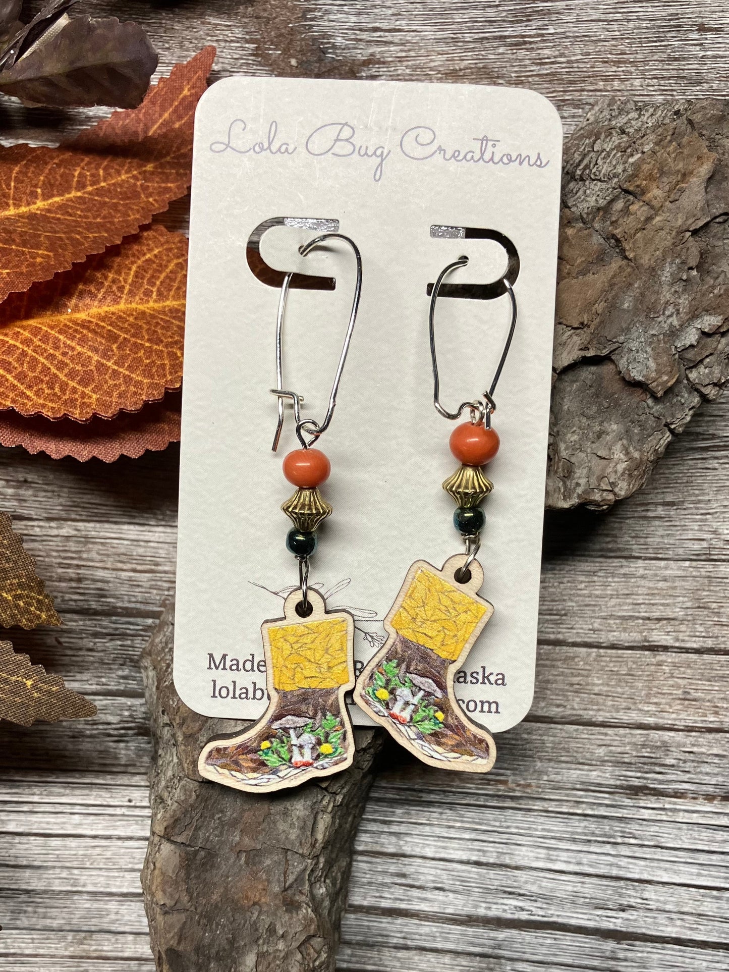 Xtra Tuff Wood Earrings