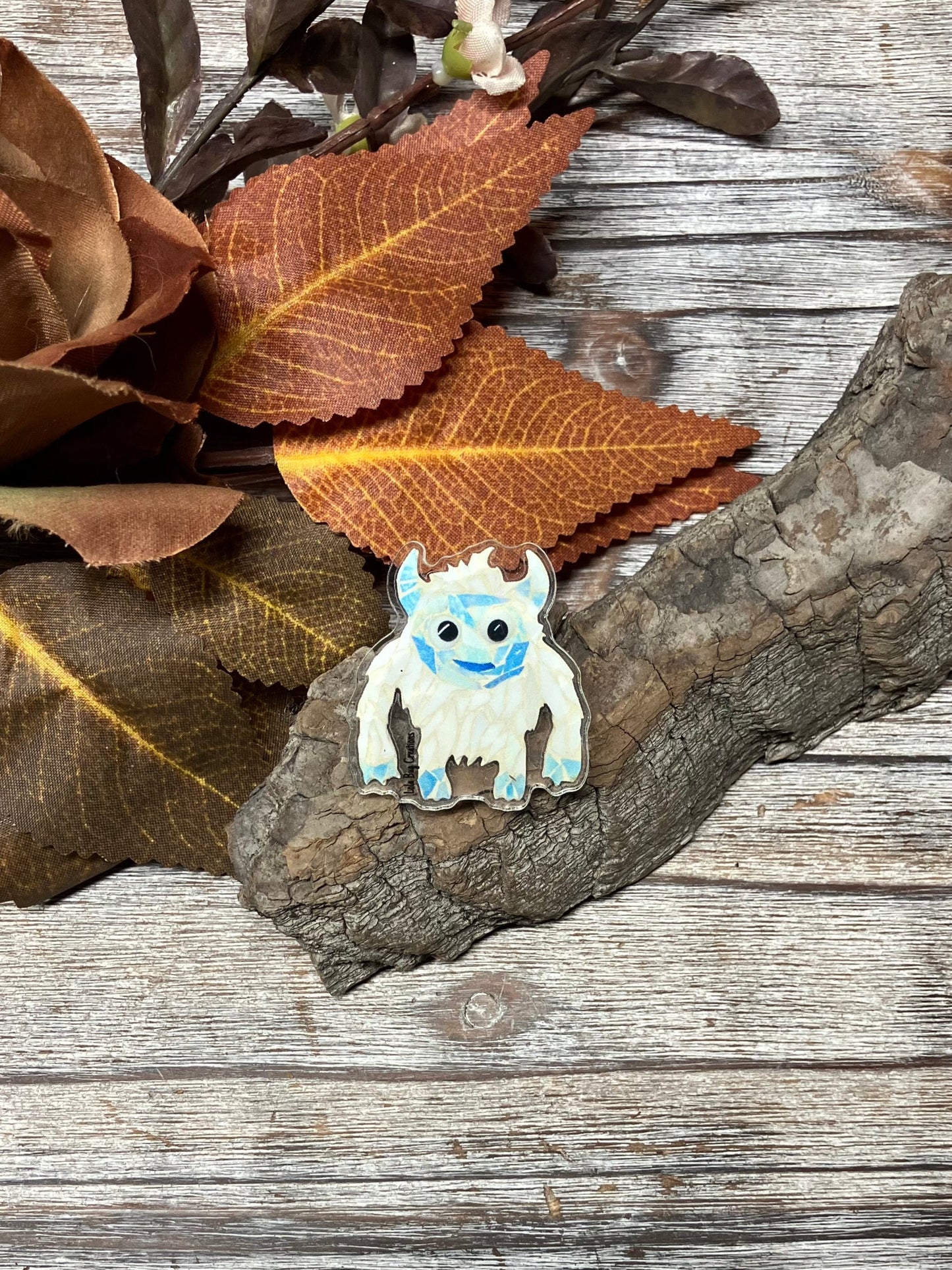 Yeti Acrylic Pin