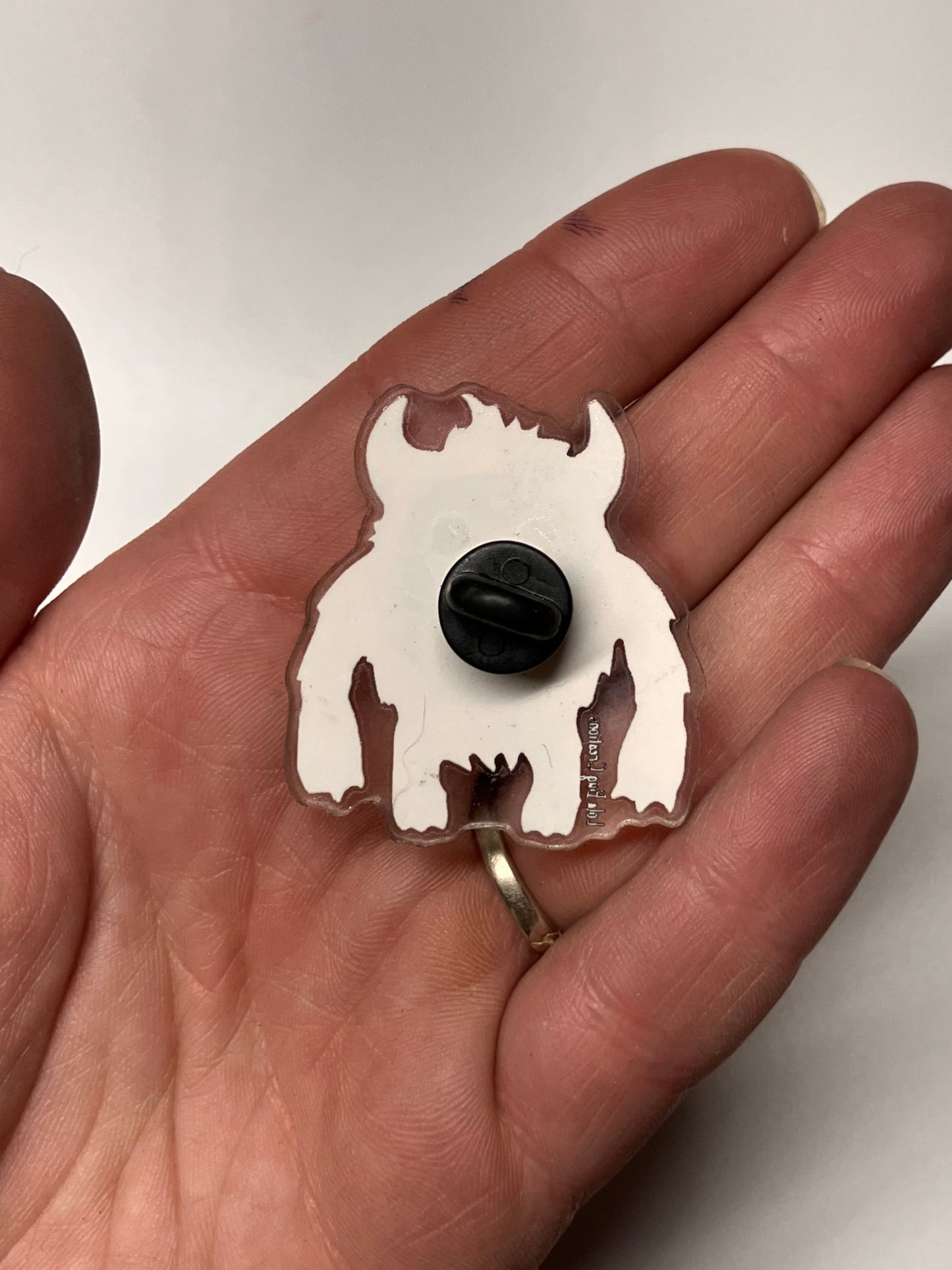 Yeti Acrylic Pin