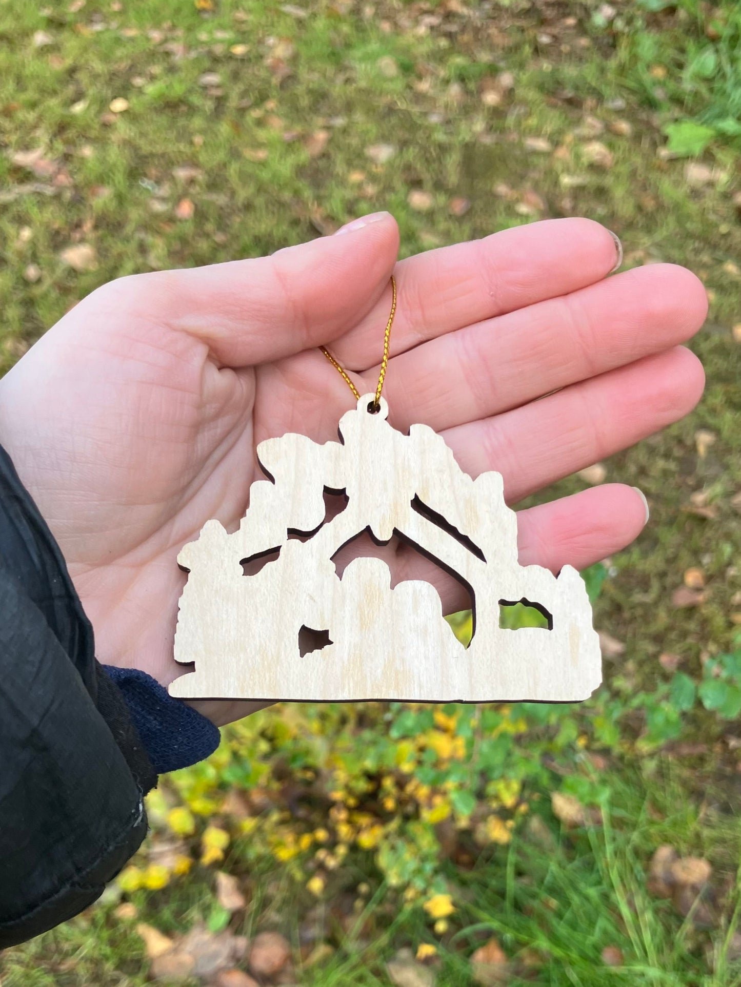 Nativity Wood Ornament