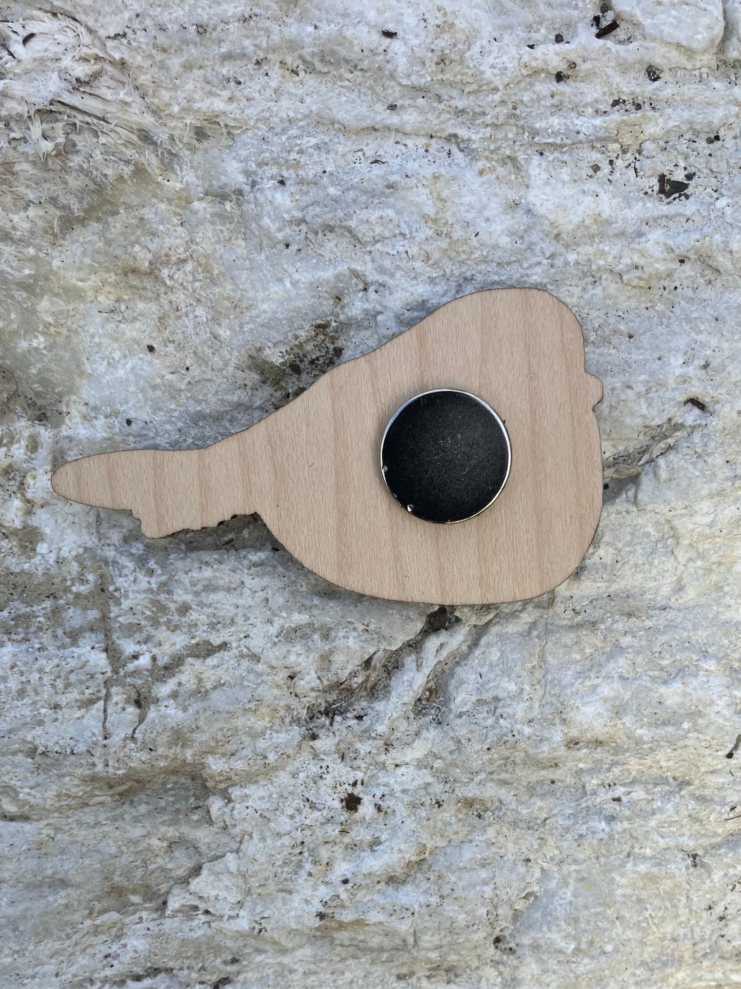 Chickadee Wood Magnet