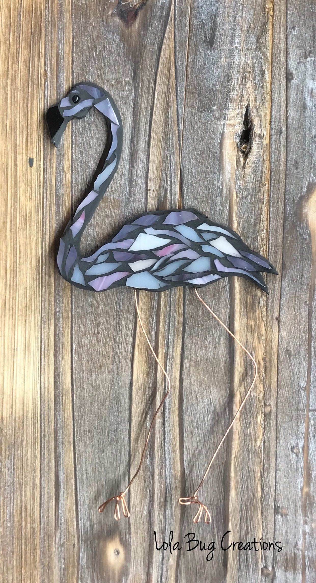 Flamingo glass Mosaic