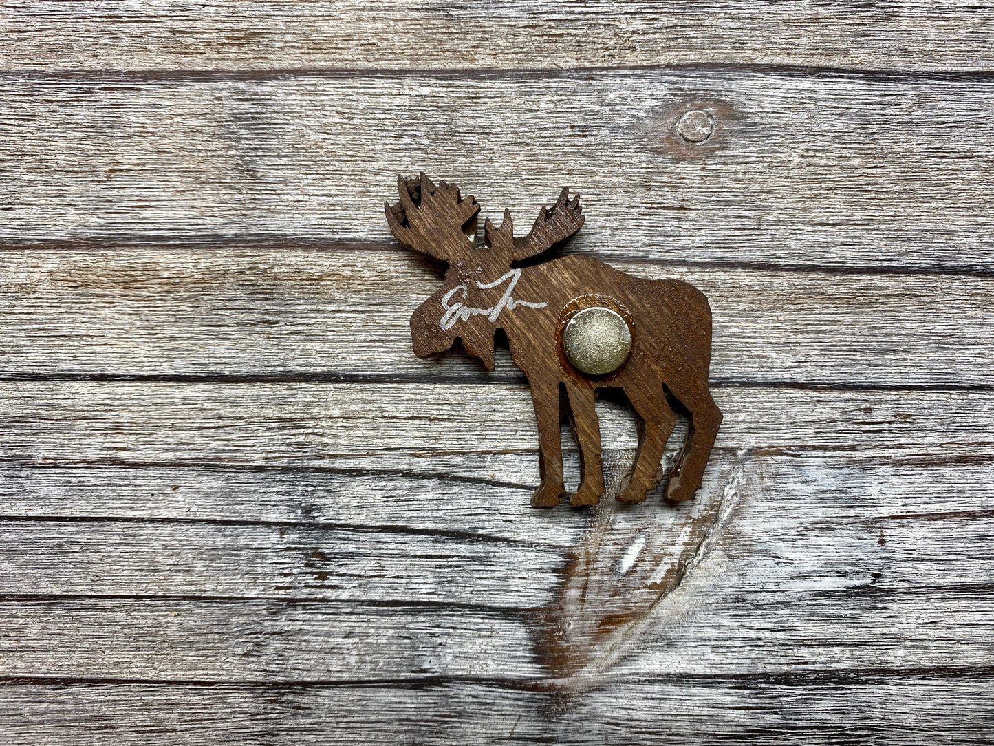 Mini Moose -Glass Mosaic Magnet