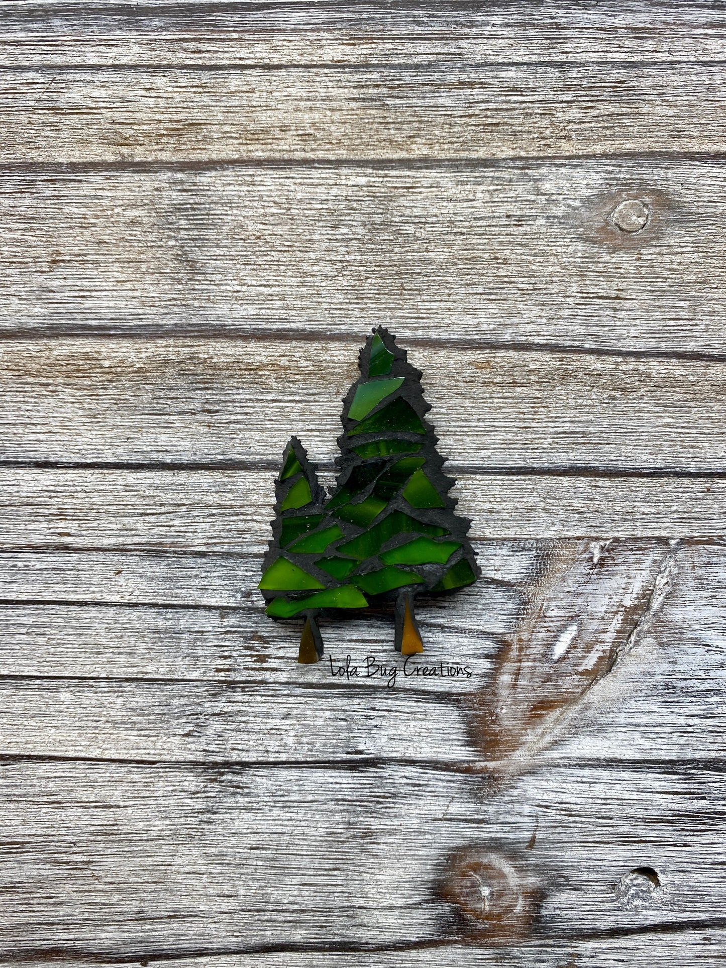 Mini Tree -Glass Mosaic Magnet
