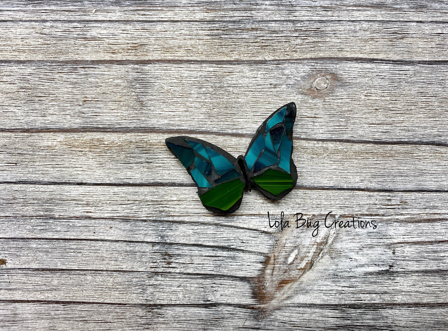 Mini Butterfly -Glass Mosaic Magnet