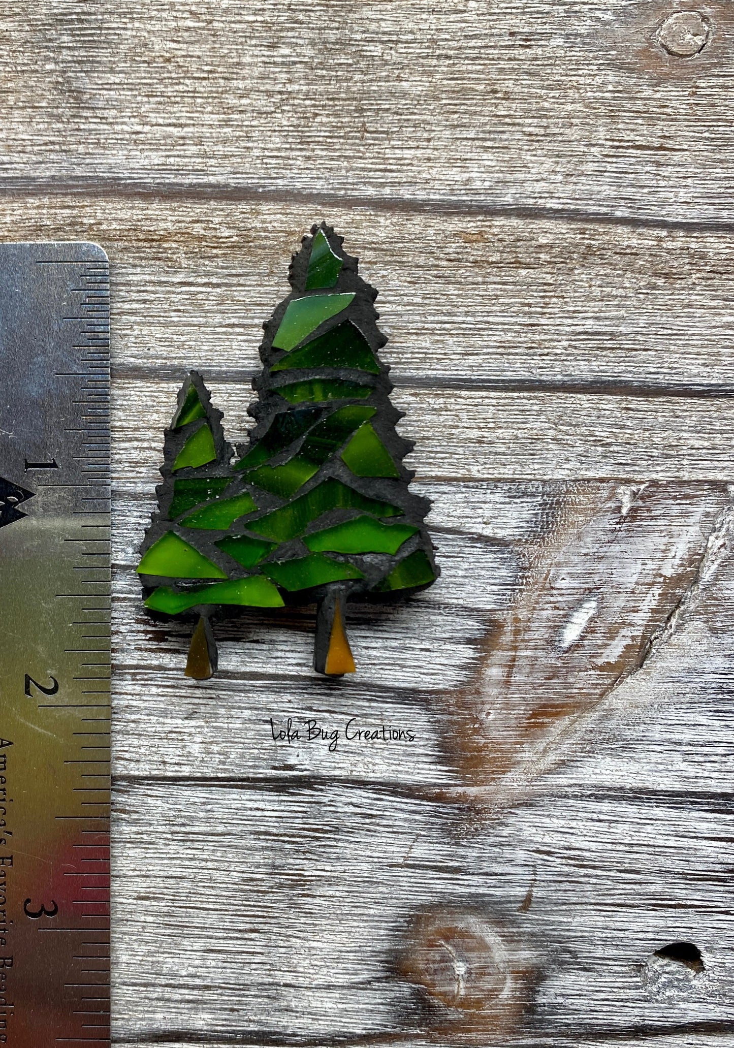 Mini Tree -Glass Mosaic Magnet