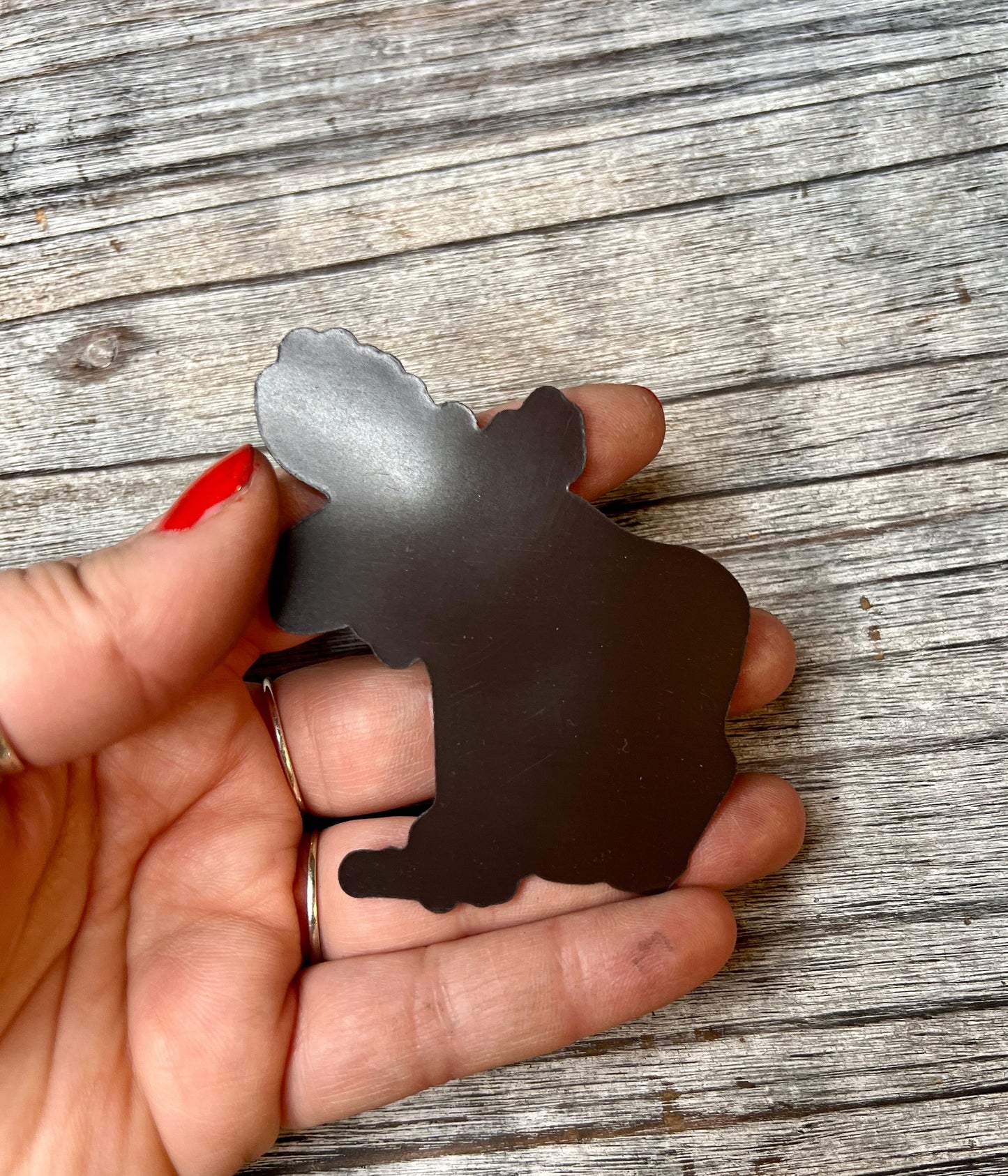 Rainbow burst multicolor moose magnet