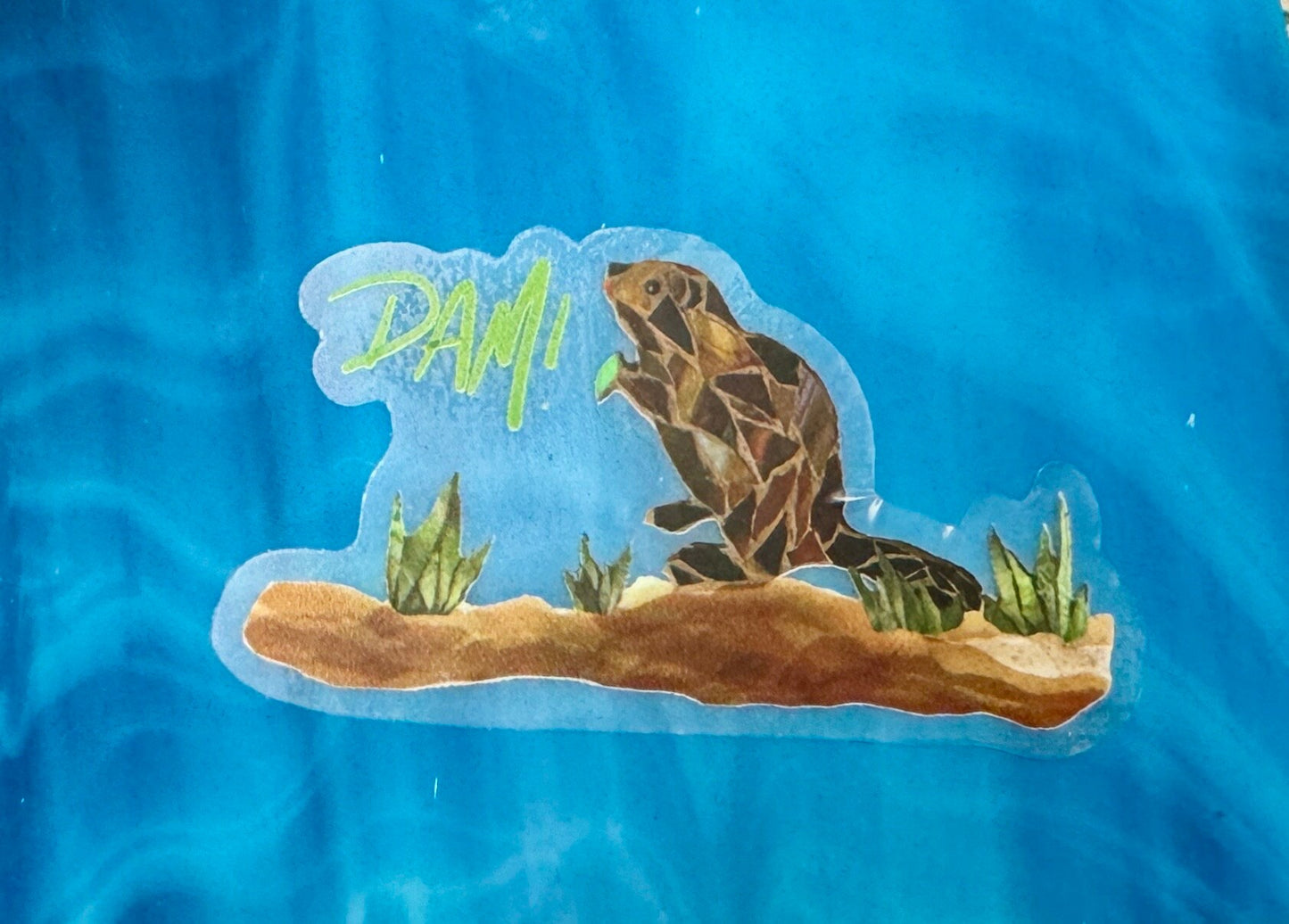 Beaver “Dam” Vinyl Sticker