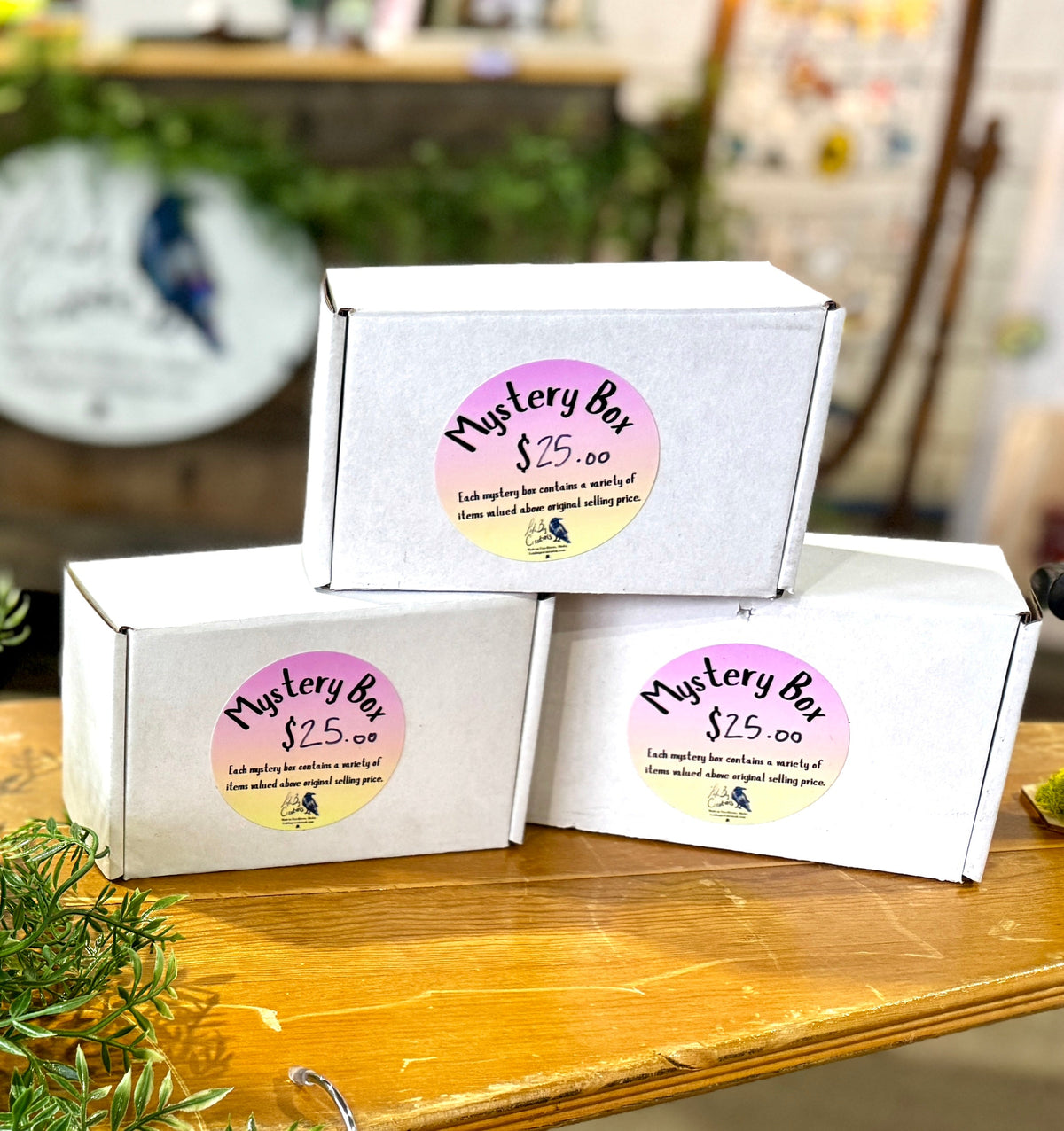 Mystery bags and boxes!
