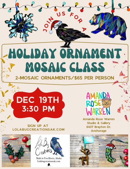 ARW Holiday Ornament Class 3:30pm