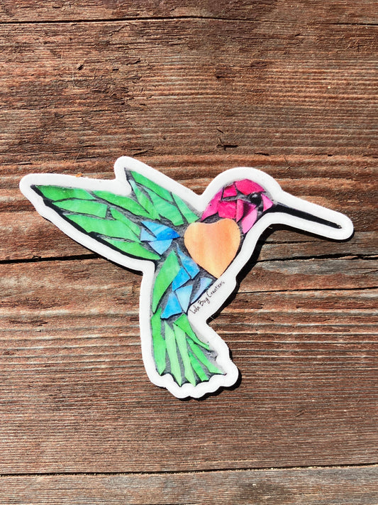 Humming Bird Sticker