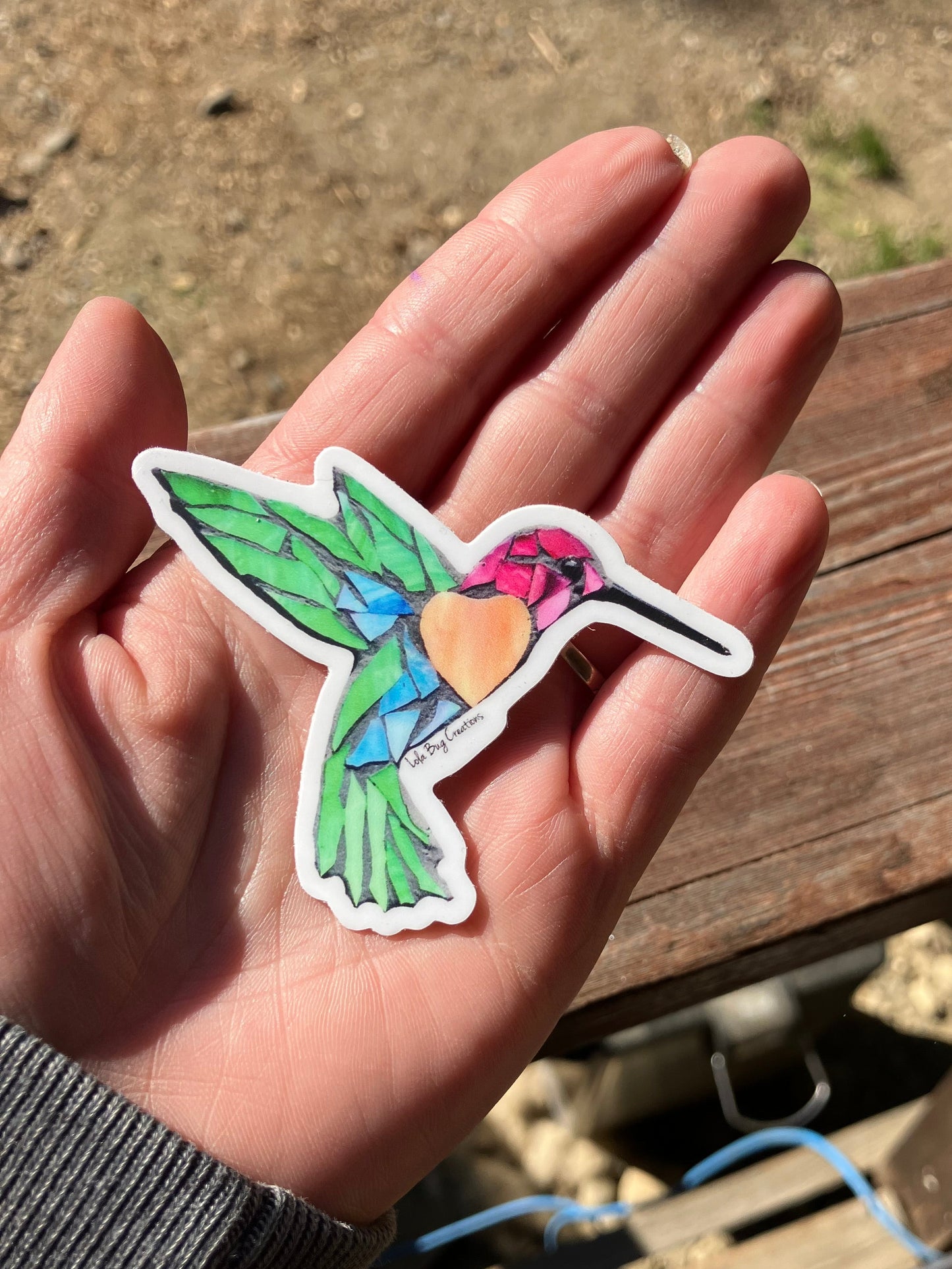 Humming Bird Sticker