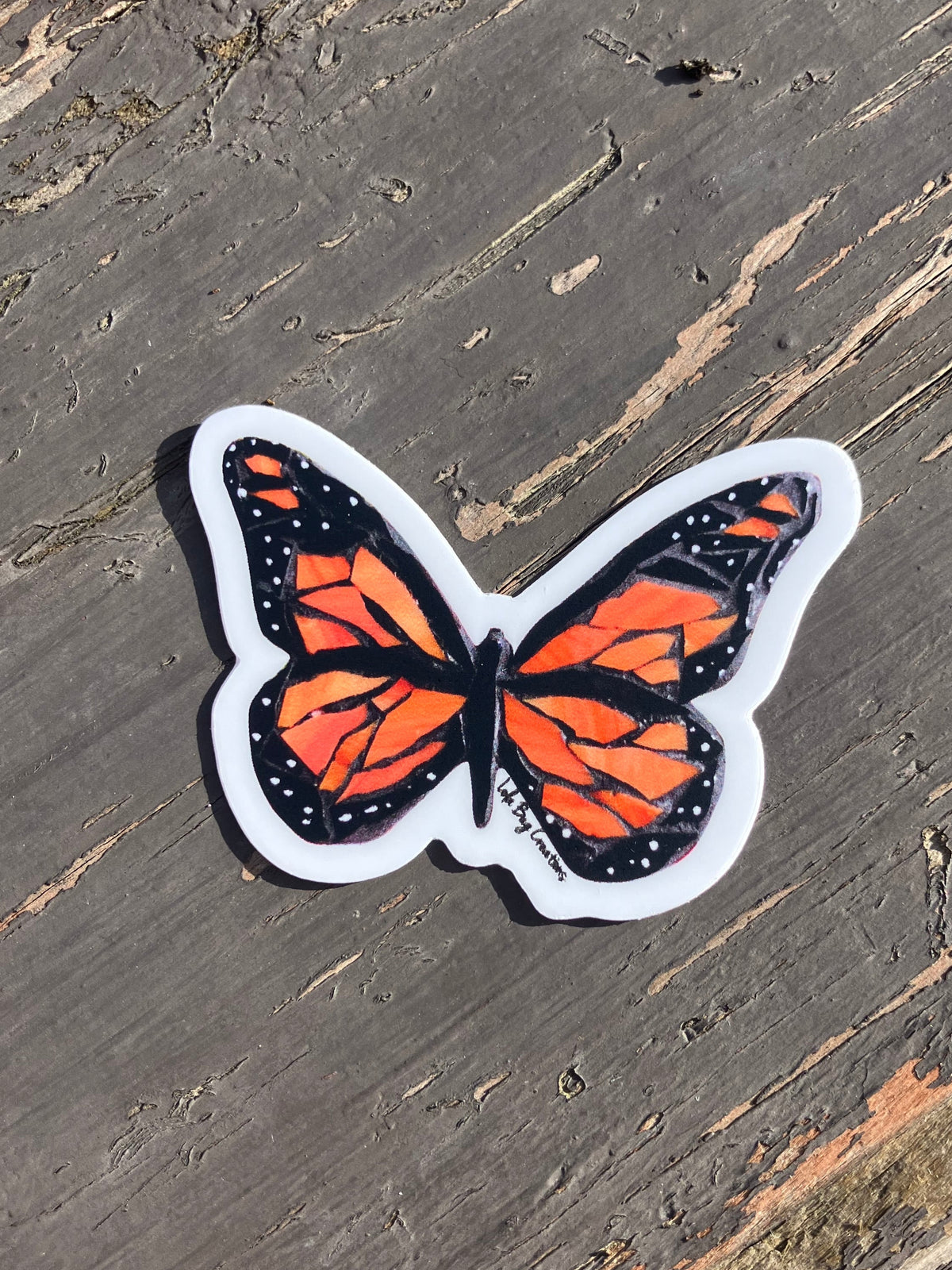 Monarch Butterfly Vinyl Sticker