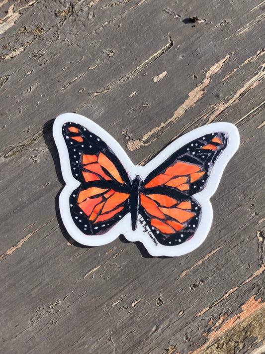 Monarch Butterfly Vinyl Sticker