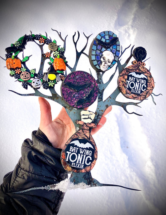 Spooky Mosaic Magnets