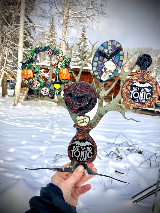 Spooky Mosaic Magnets