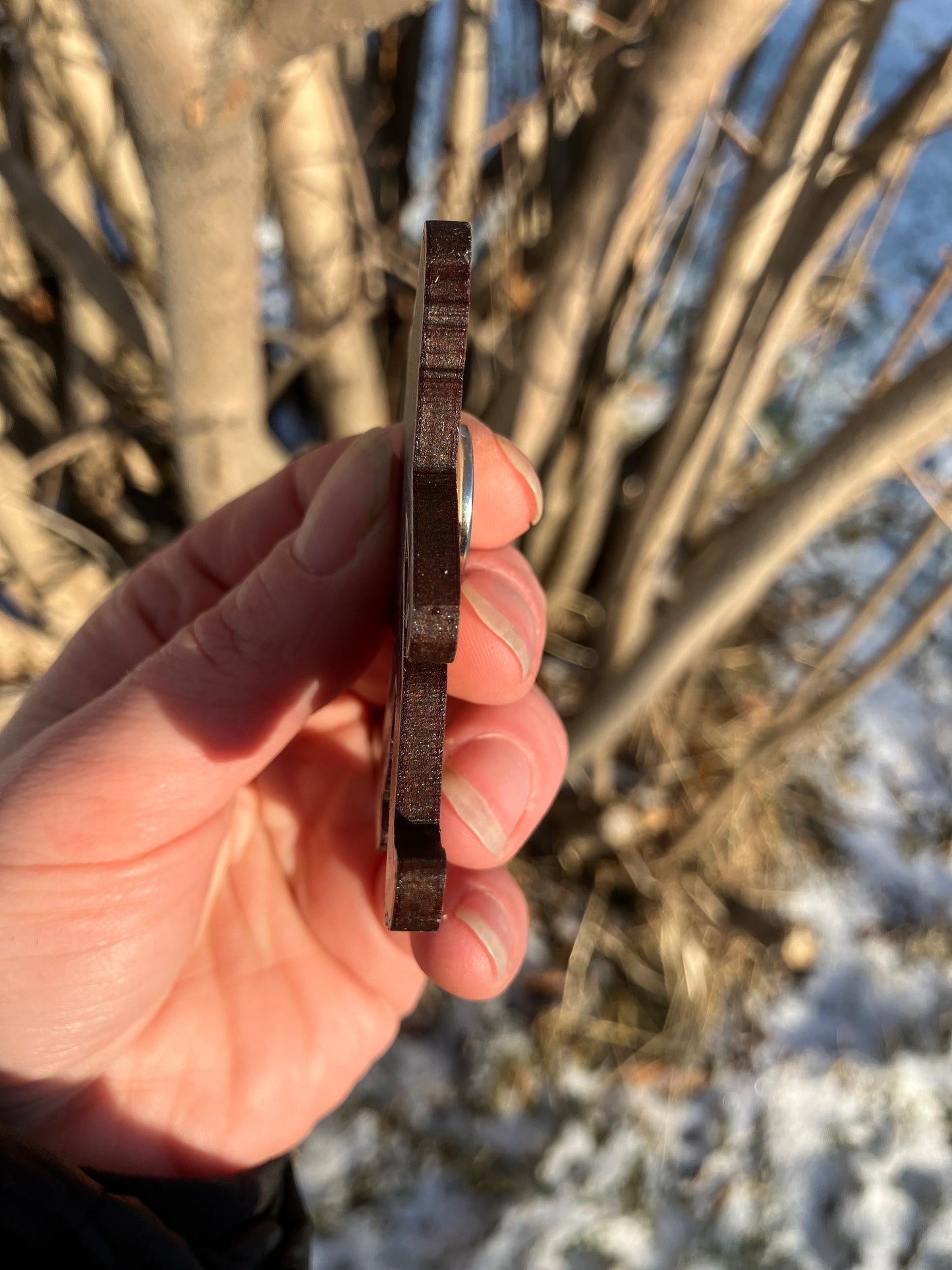 Sasquatch Wood Magnet