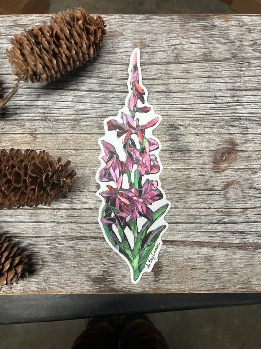 Fireweed Vinyl Decal