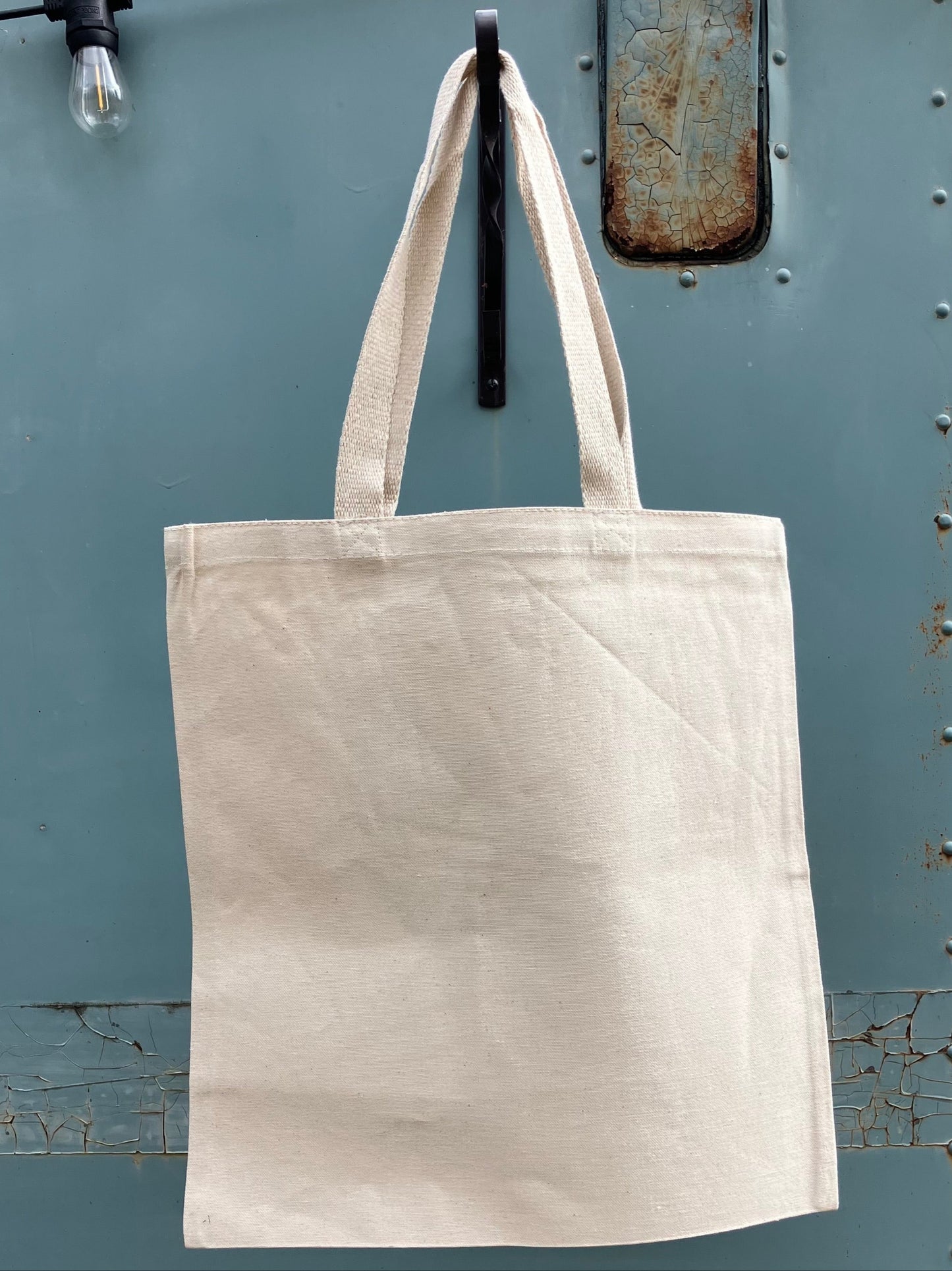 Raven/ crow with Forget-me-nots cotton canvas tote printed bag