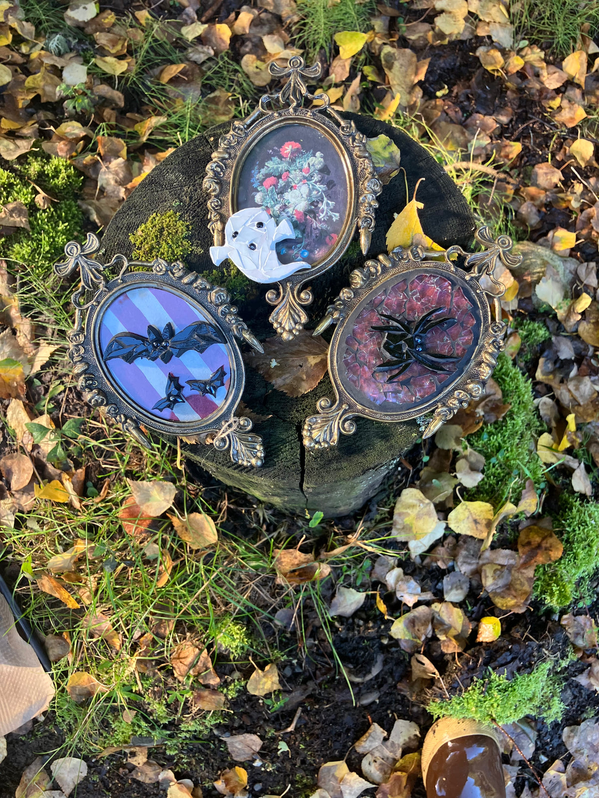 Spooky Mosaic Vintage Frame