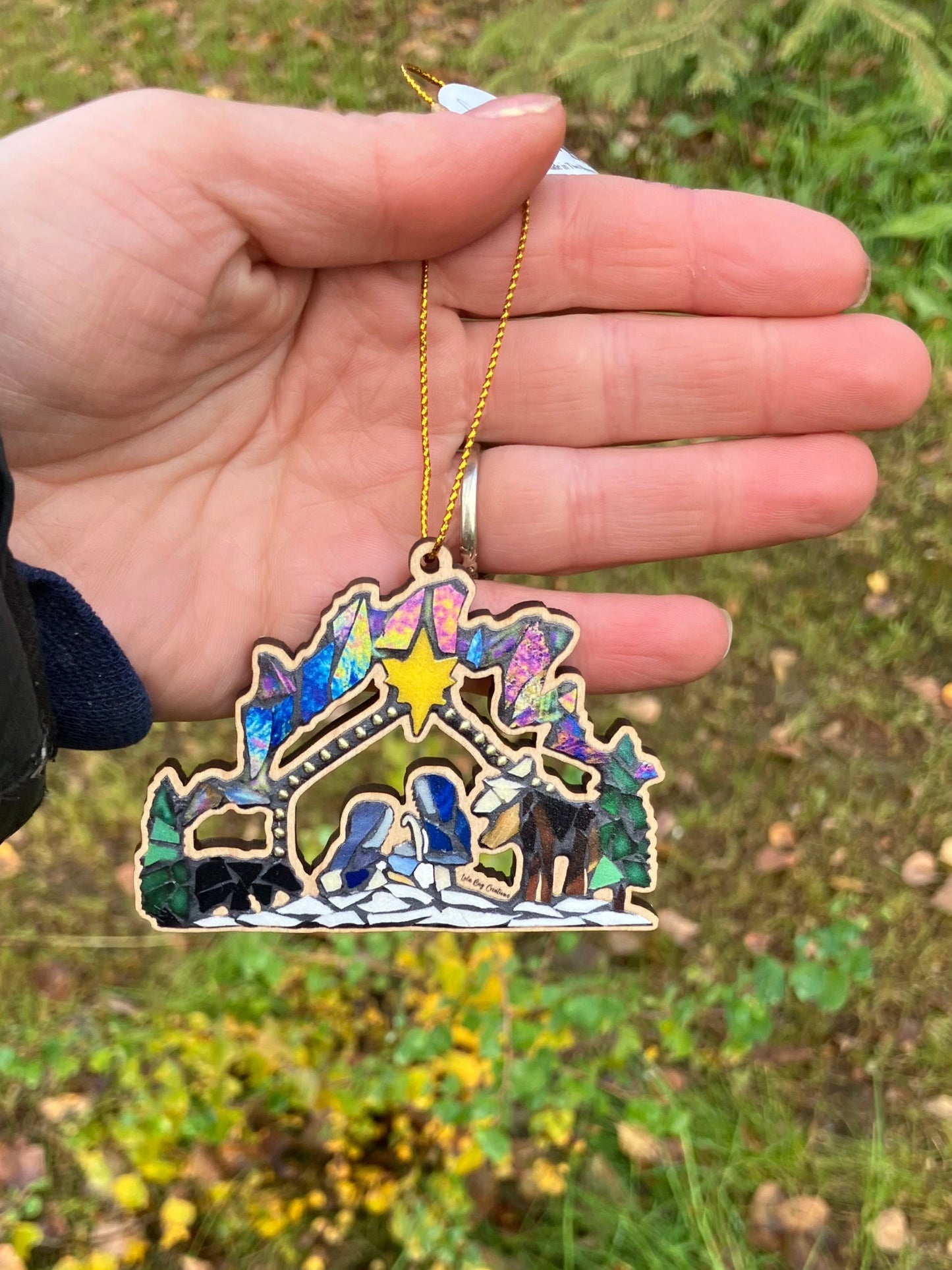 Nativity Wood Ornament