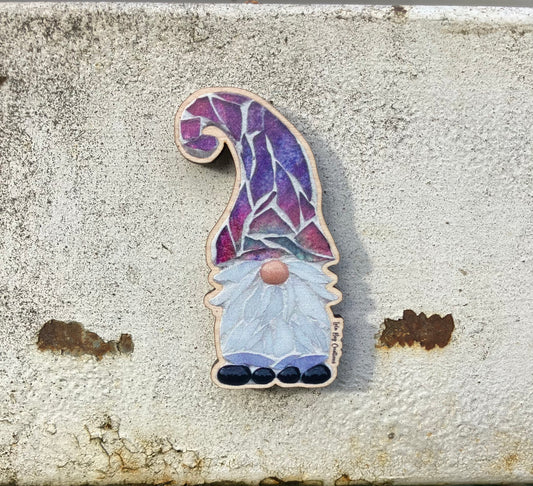 Gnome Wood Magnet