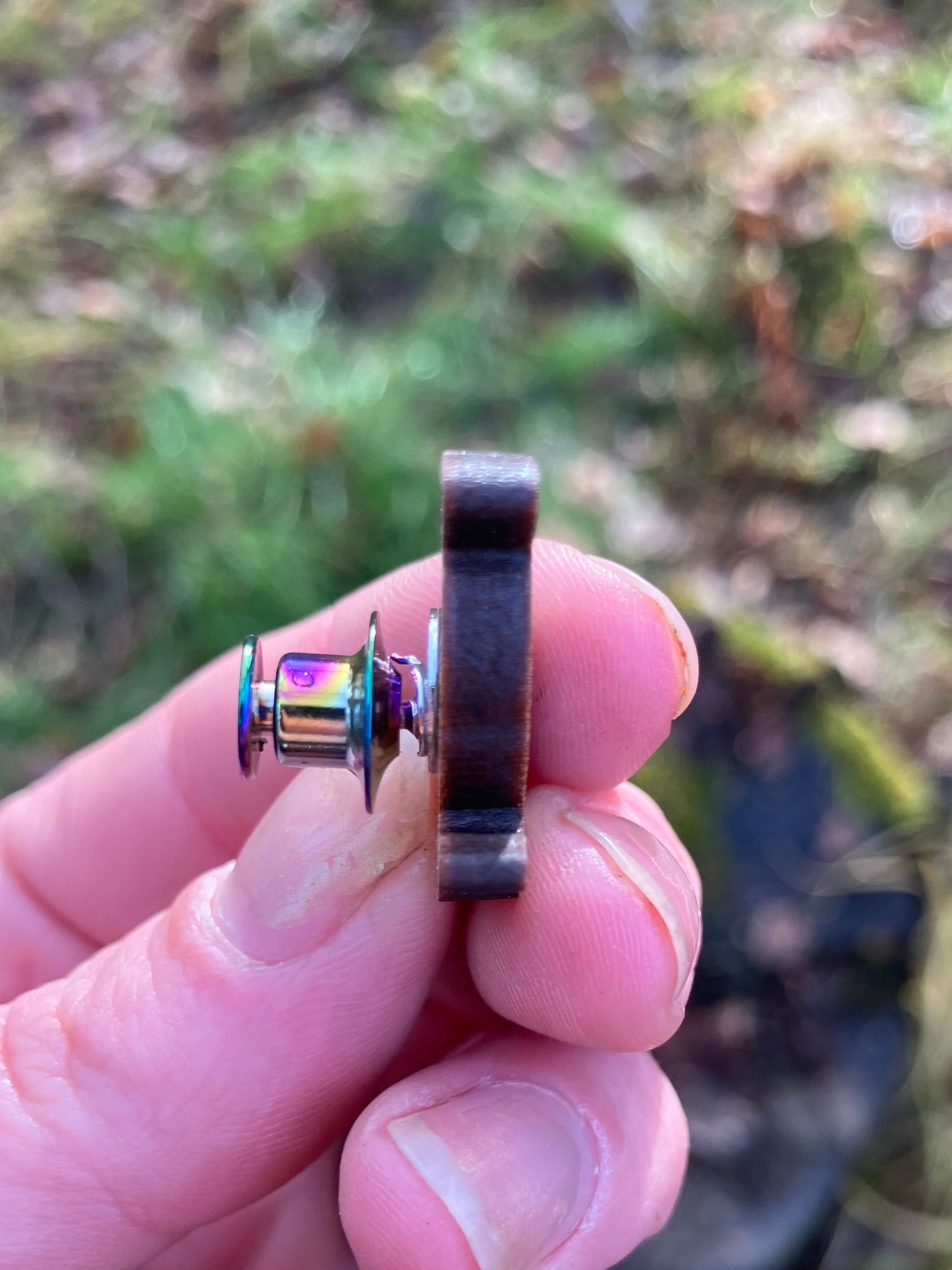 Suck It! Snail Wood Pin