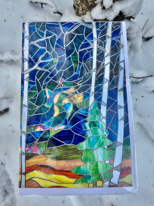 Winter Lights Notecard