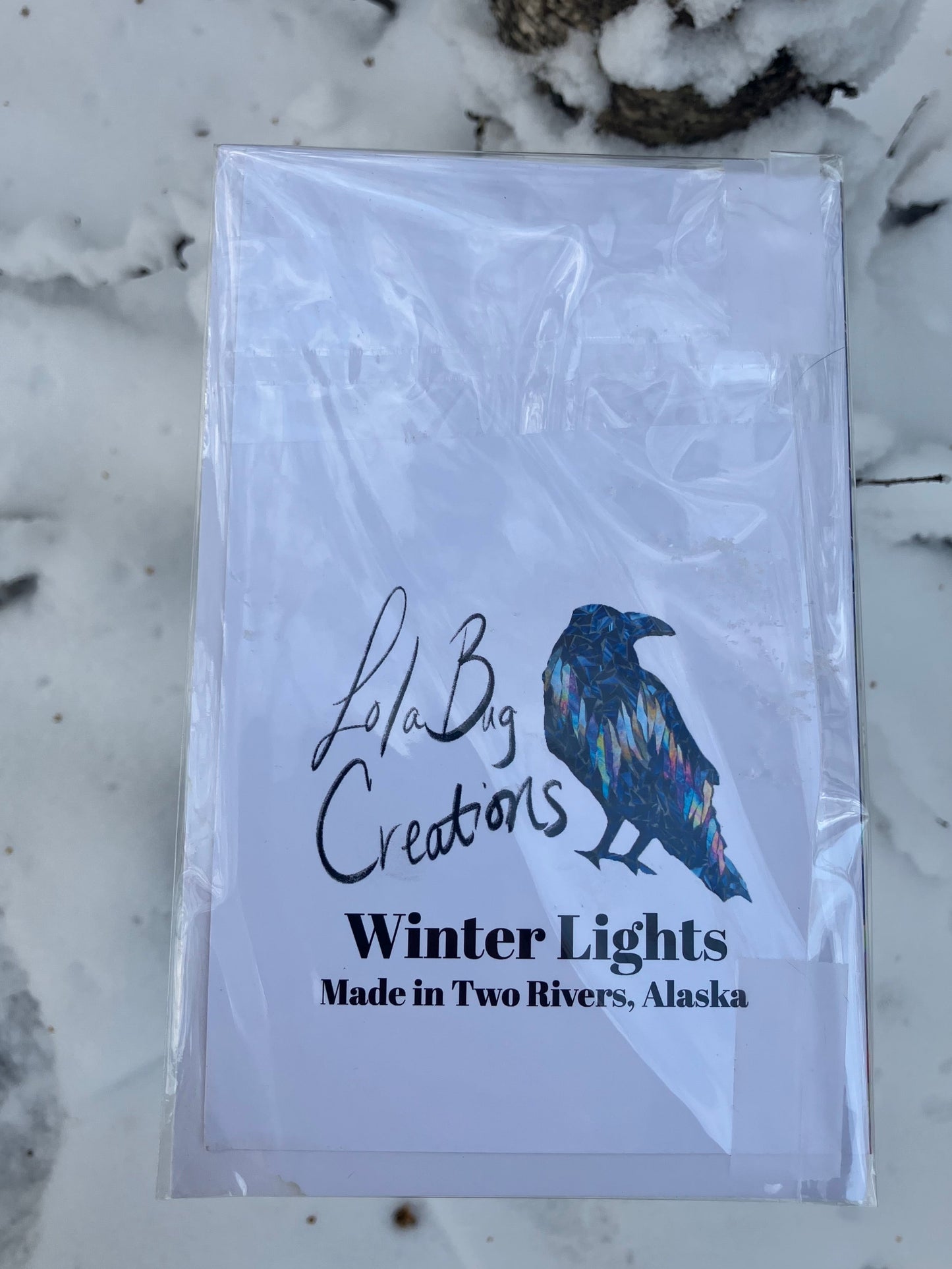 Winter Lights Notecard