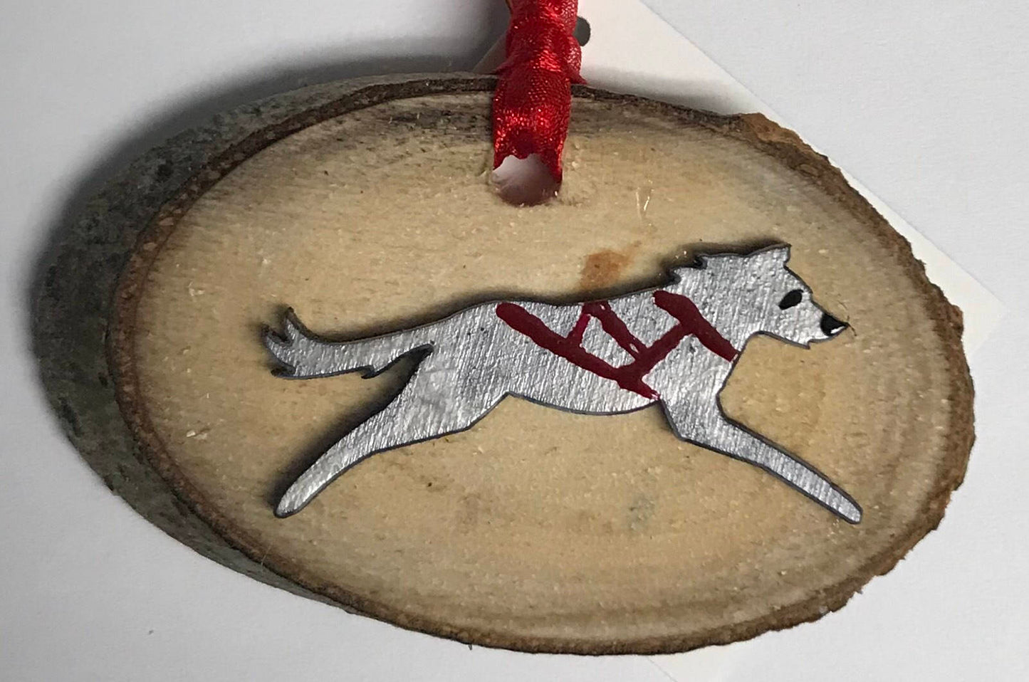 Alaskan Hand Painted Birch Ornaments || Birch Ornaments