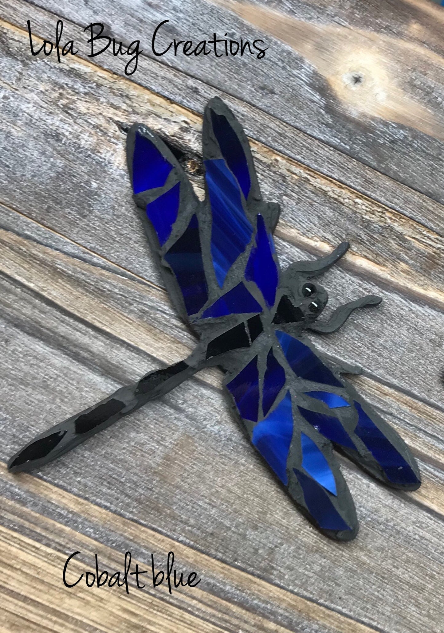 Dragonfly magnet glass mosaic