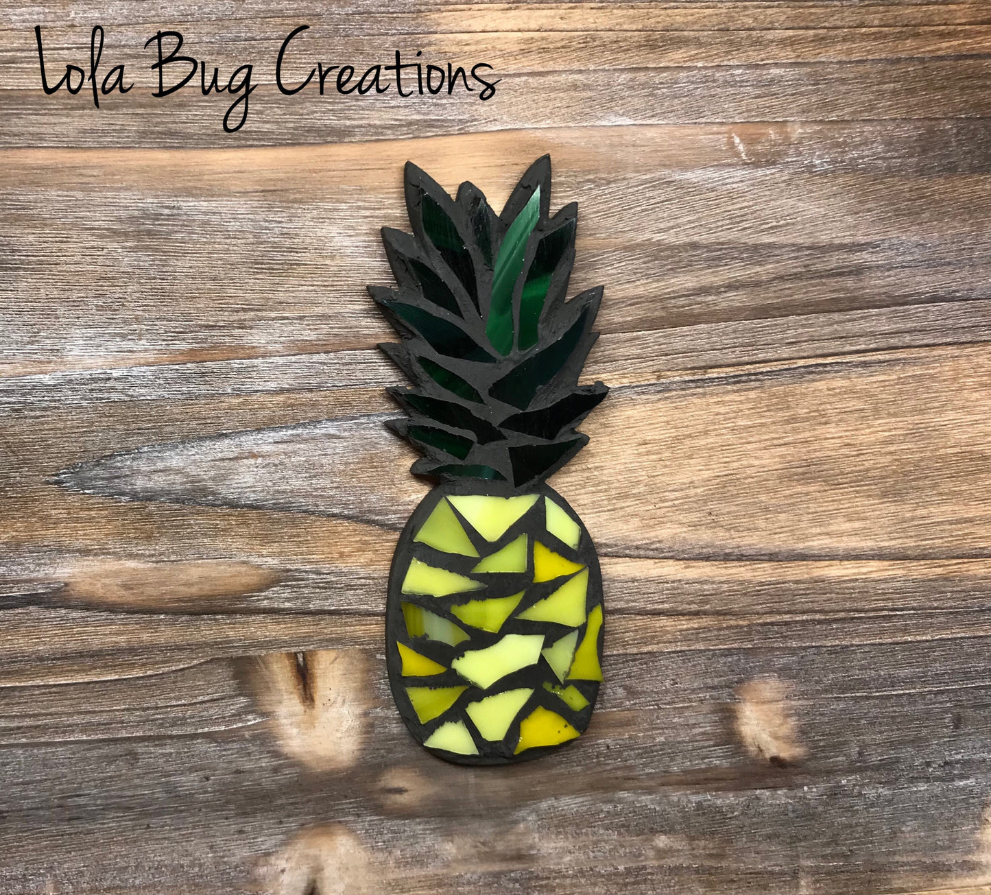 Pineapple Glass Mosaic