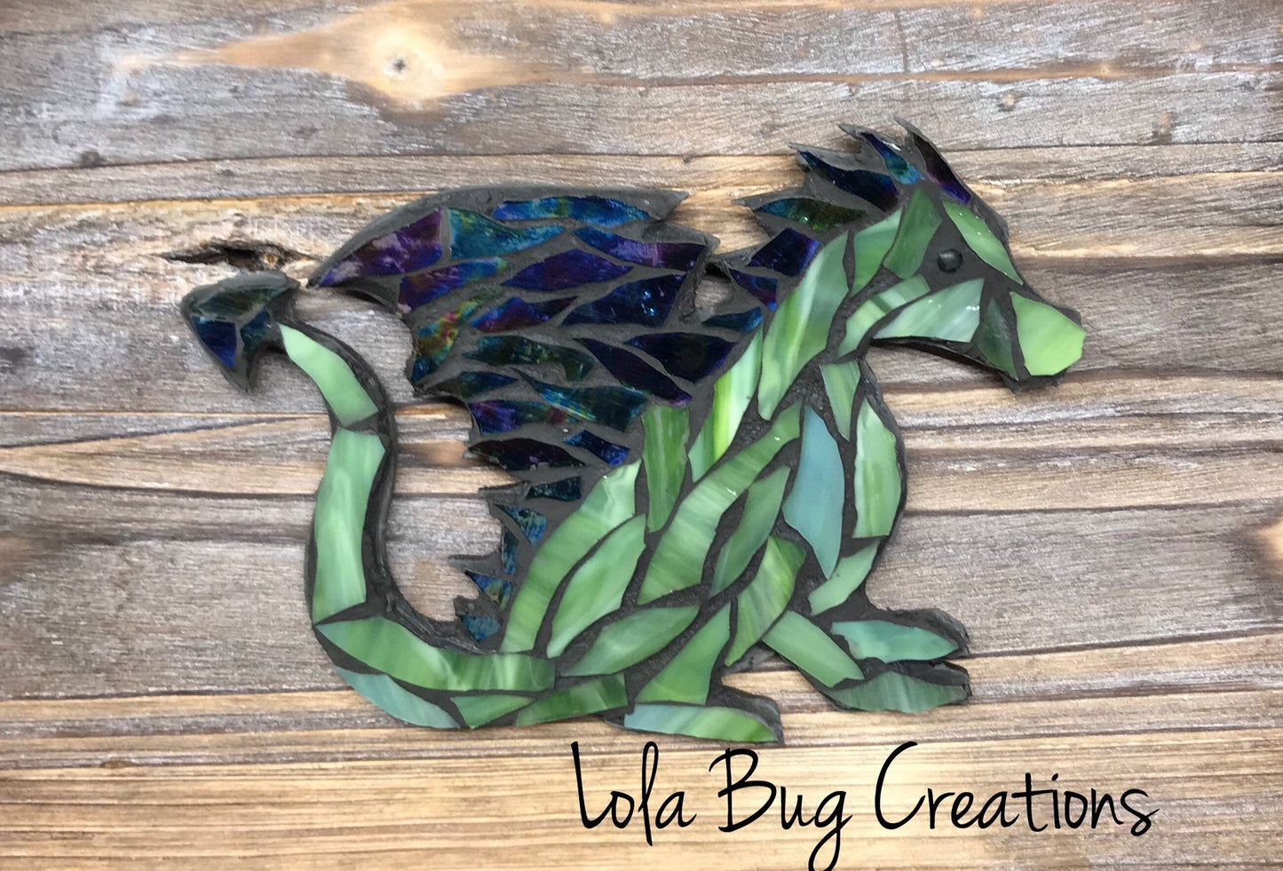 Dragon glass mosaic