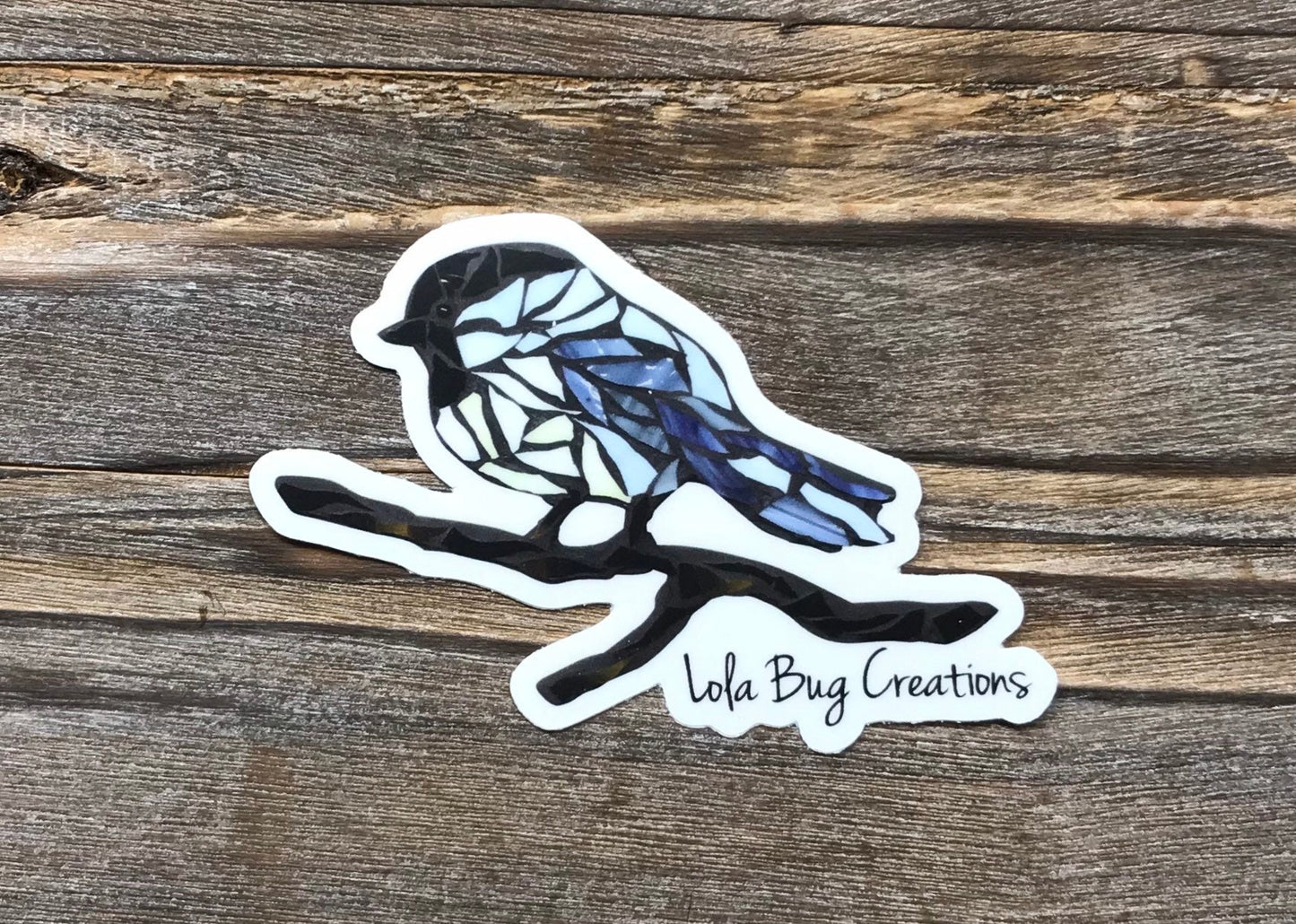 Chickadee vinyl sticker