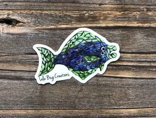 Halibut Vinyl Sticker