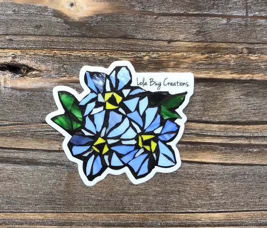 Forget-Me-Not Vinyl Sticker