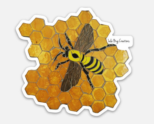 Bee Vinyl Sticker