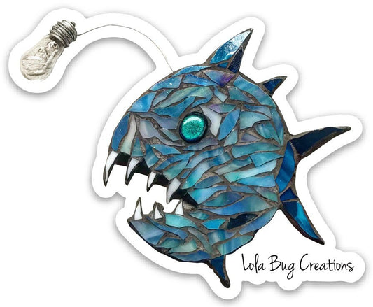 Angler Fish Vinyl Sticker