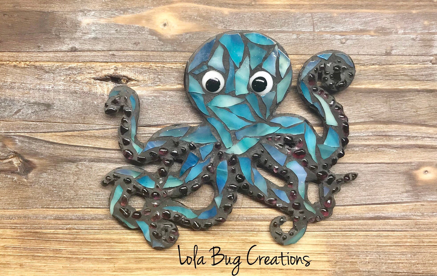 Octopus glass Mosaic