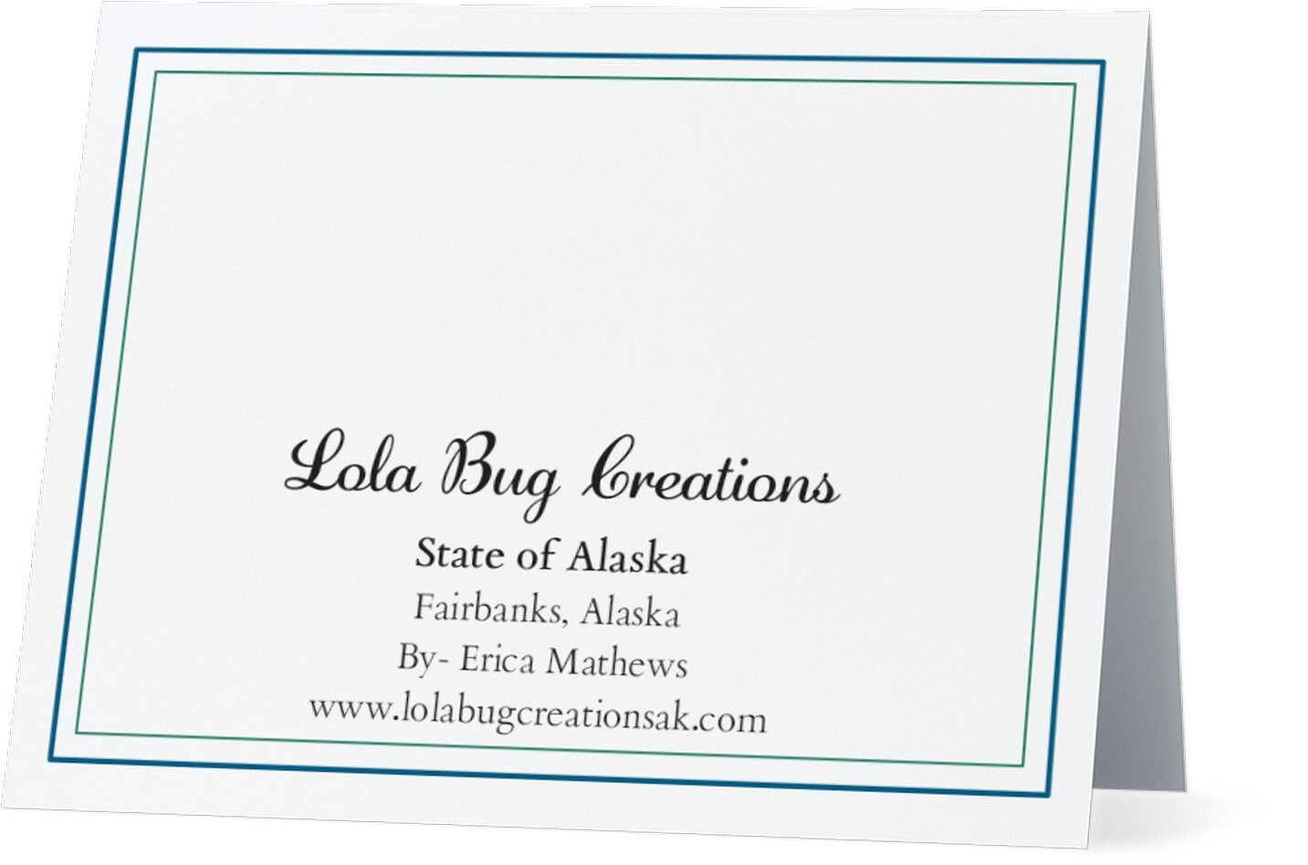 Alaska Mosaic Note Card