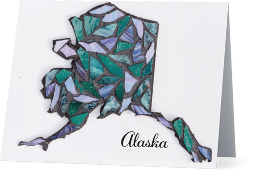 Alaska Mosaic Note Card