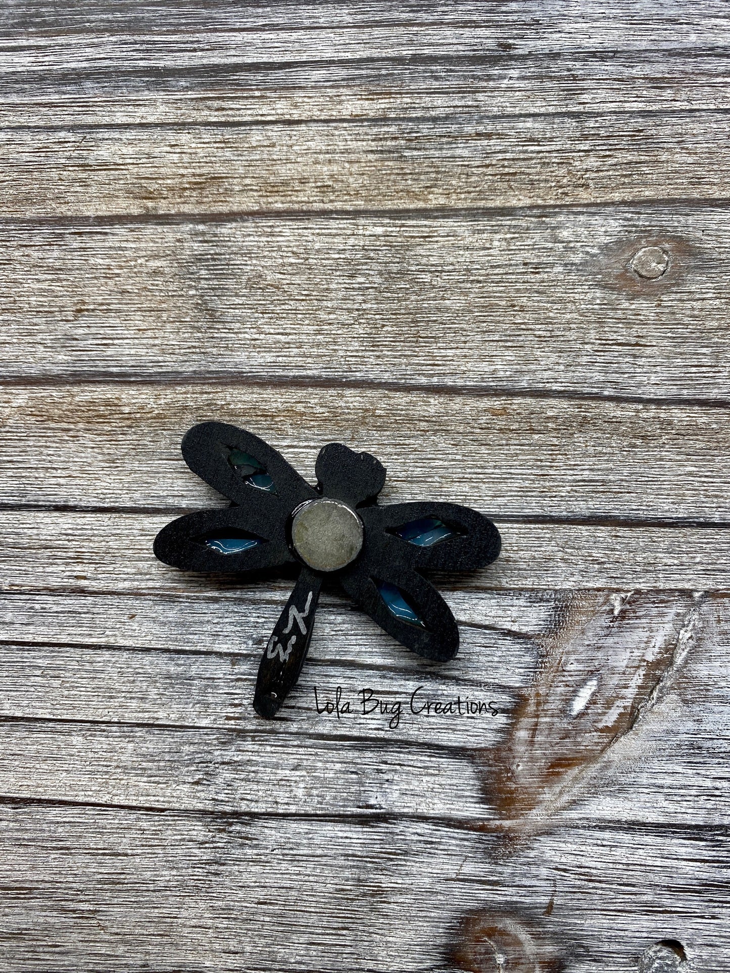 Mini Dragonfly   -Glass Mosaic Magnet