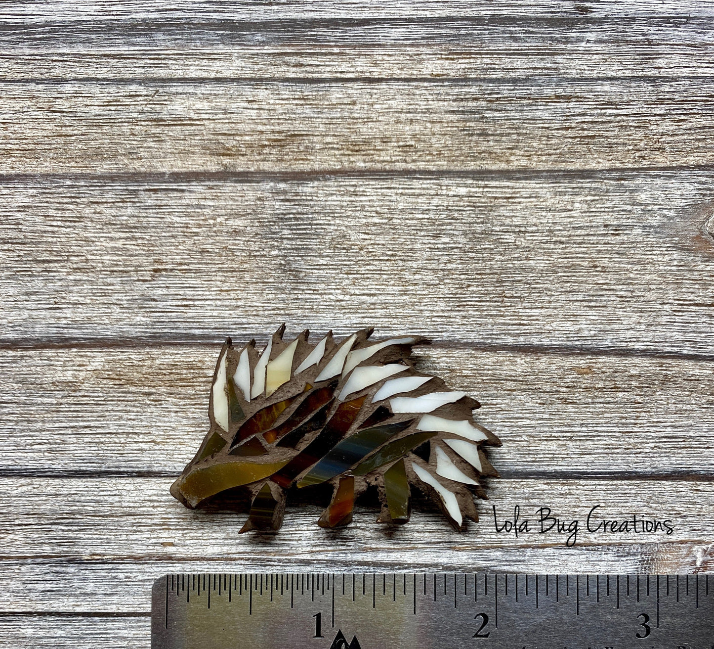 Mini Porcupine -Glass Mosaic Magnet