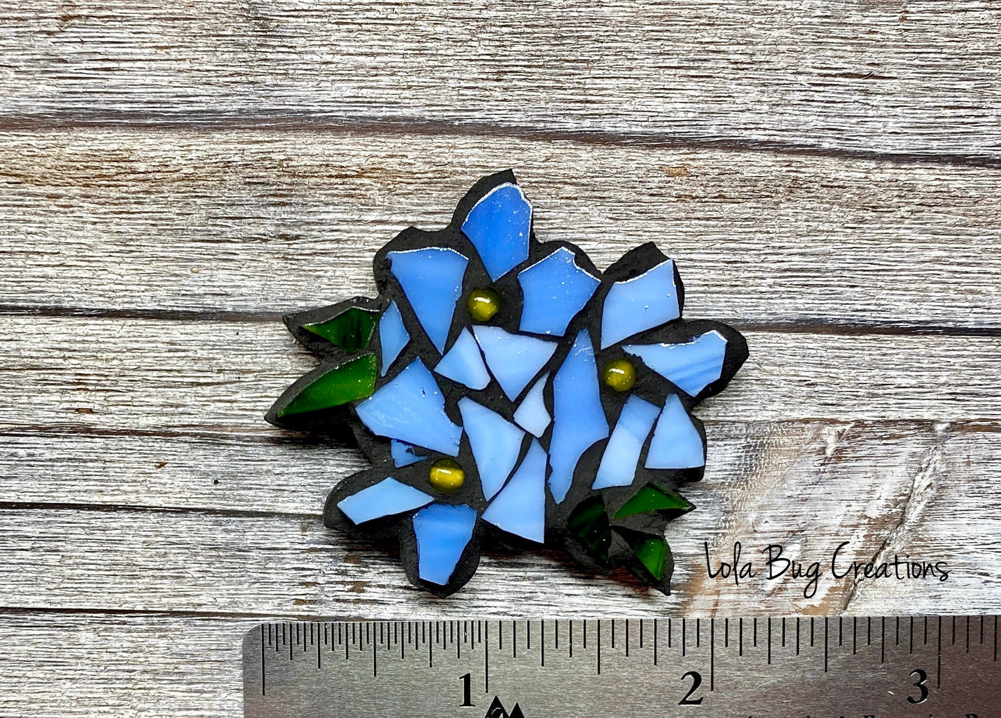 Mini Glass Mosaic Flower Magnet