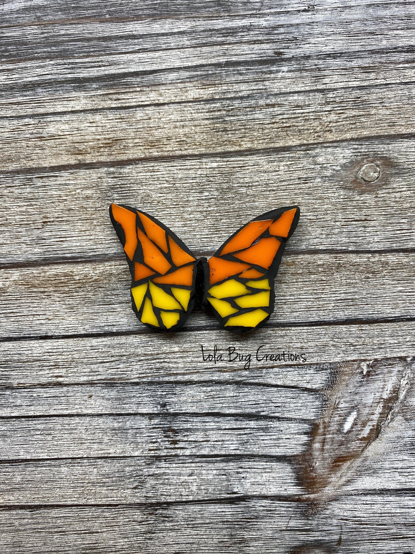 Mini Butterfly  -Glass Mosaic Magnet