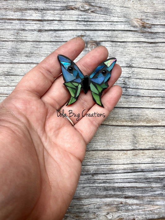 Mini Butterfly- Glass Mosaic Magnet