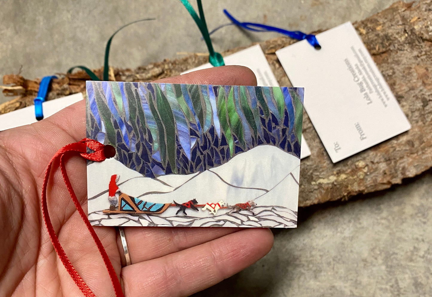 Set of Alaskan gift tags